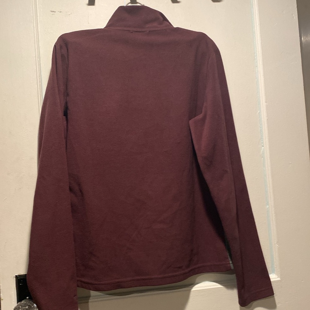 The North Face Maroon and Gray Half-Zip Pullover - Picture 10 of 10